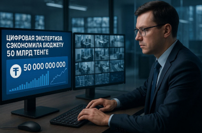 Цифровая экспертиза сэкономила бюджету 50 млрд тенге