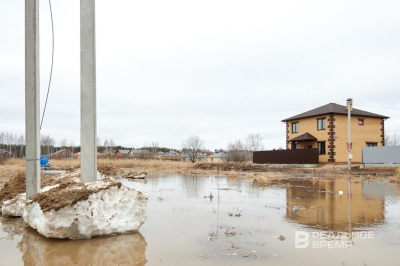 За 26 апреля в Татарстане подтопило 42 участка и 2 дороги