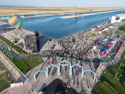 В Туркестане открыт гребной канал