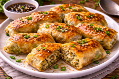 Теперь на кухне всегда есть рисовая бумага: стоит недорого, и такие дамплинги с фаршем и капустой готовятся за 20 минут