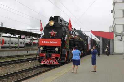 В Челябинск 8 мая прибудет ретропоезд &laquo;Поезд Победы&raquo; на паровой тяге