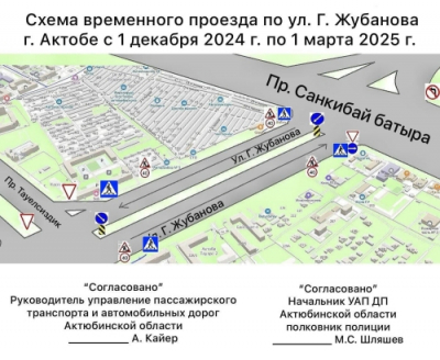 В Актобе откроют участок дороги