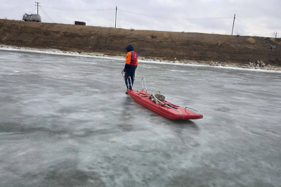 Лебедь в беде: спасатели МЧС помогли птице в Атырау