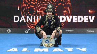 Россиянин Медведев выиграл главный трофей Almaty Open-2025 и $160,5 тыс.