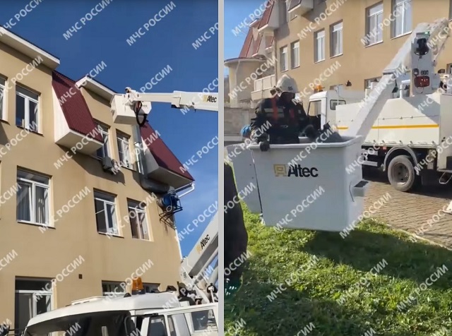 В Заинске пожарные сняли с крыши тело мужчины, скончавшегося во время ремонтных работ