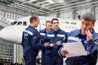 «Туполев» ведет работу над увеличением пассажировместимости Ту-214